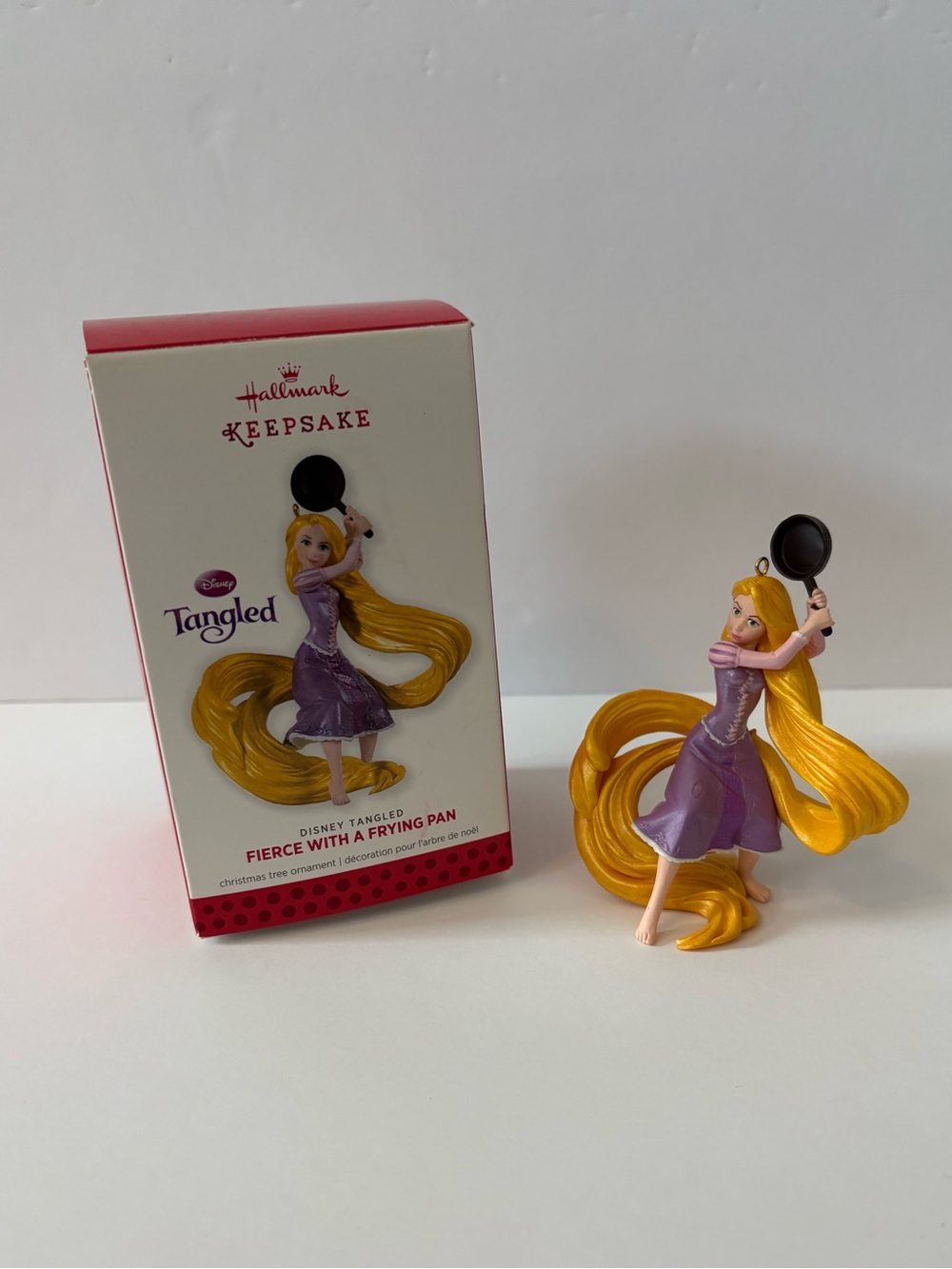 Disney’s Tangled Hallmark Christmas Ornament “Fierce with a Frying Pan”